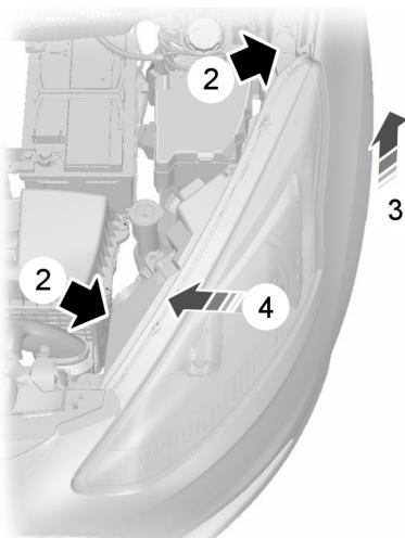 FORD B-MAX 2012 - DéPOSE D'UN PHARE - 1