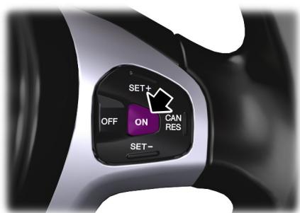 FORD B-MAX 2012 - Activationdu régulateur devitesse - 1