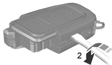 FORD B-MAX 2012 - Télécommande avec lame de clé escamtable - 2