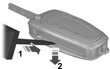 FORD C-MAX 2011 - Télécommande avec lame de clé escamtable - 1