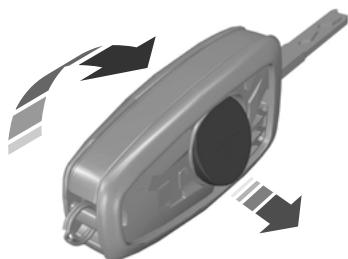 FORD C-MAX 2011 - Télécommande avec lame de clé escamtable - 3