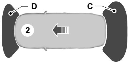 FORD C-MAX 2011 - Manoeuvres avec le système d'aide au stationnement - 2