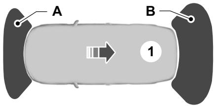 FORD C-MAX 2011 - Manoeuvres avec le système d'aide au stationnement - 1