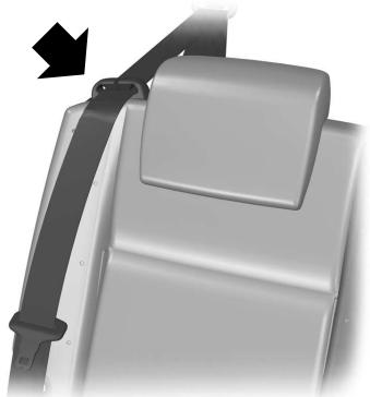 FORD C-MAX 2011 - Ceinture de sécurité de siège extérieur de deuxieme rangée - 1