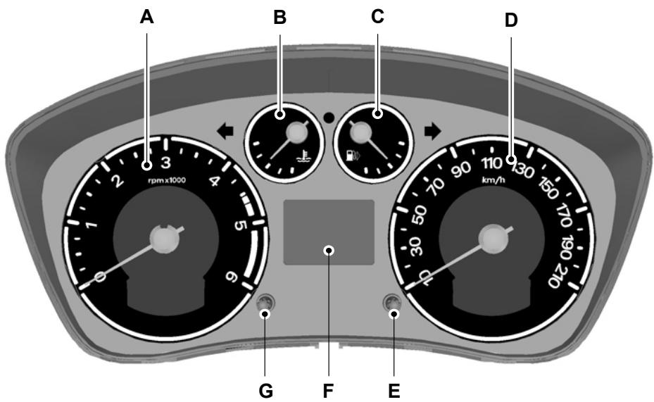 FORD TOURNEO CONNECT 2011 - INSTRUMENTS - 1