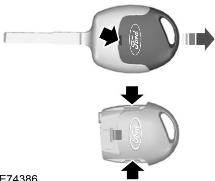 FORD TOURNEO CONNECT 2011 - REEMPLACEMENT DE LA PILE DE LA TÉLÉCOMMANDE - 2