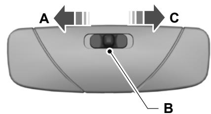 FORD TOURNEO CONNECT 2011 - Positions recommendées du commutateur de réglage en hauteur des phares - 2