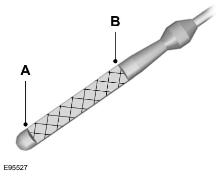 FORD TOURNEO CONNECT 2011 - JAUGE DE NIVEAU D'HUILE MOTEUR - 1.8L DURATORQ-TDCI (KENT) DIESEL/1.8L DURATORQ-TDDI (KENT) DIESEL - 1