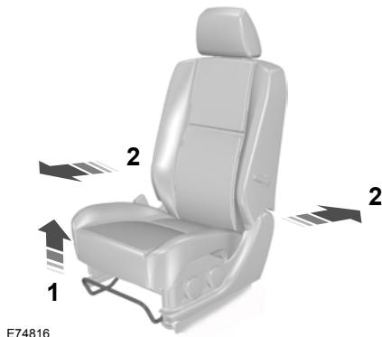 FORD TOURNEO CONNECT 2011 - Avance et recul des sièges - 1