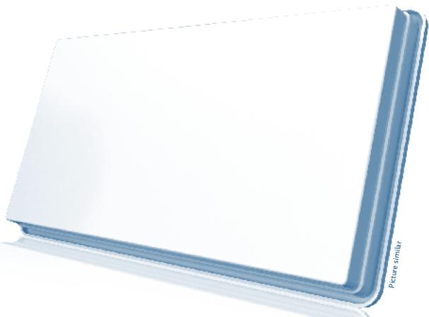 STRONG SLIMSAT SA62 - Antenne satellite avec tête LNB intégrée SlimSat SA61 Antenne Satellite avec tête LNB twin intégrée SlimSat SA62 - 6