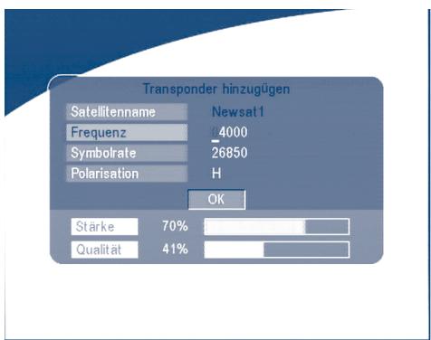 STRONG SRT 6010 - Transponder hinzufugen - 1