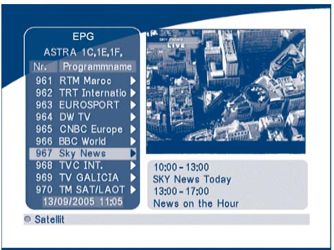STRONG SRT 6010 - EPG (Elektronischer Programmführer) - 1