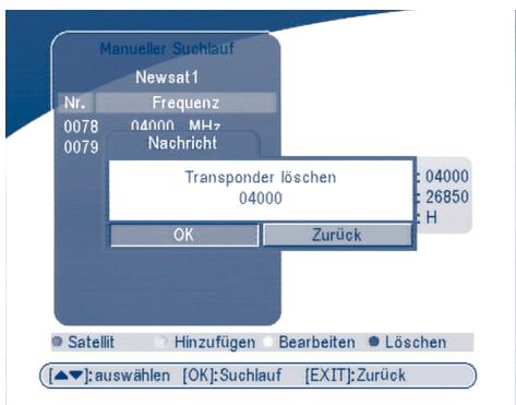 STRONG SRT 6010 - Transponder Löschen - 1