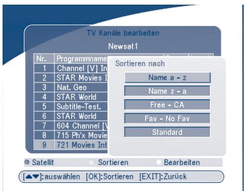 STRONG SRT 6010 - Sortieren (grüner Knopf auf der Fernbedienung) - 1