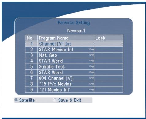 STRONG SRT 6010 - Parental Setting - 1