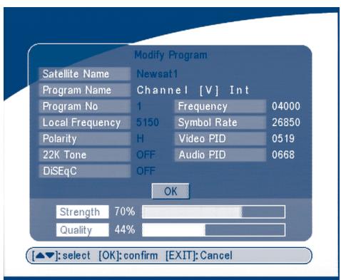 STRONG SRT 6010 - Edit (YELLOW button) - 1