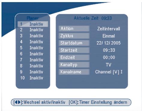 STRONG SRT 6010 - Das Timer-MENU - 1