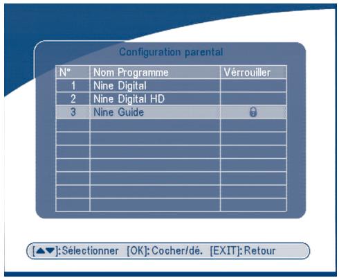 STRONG SRT 5015 - Configuration parentale - 1