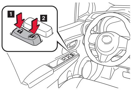 TOYOTA YARIS HYBRIDE - Commutateur de verrouillage des portes - 1