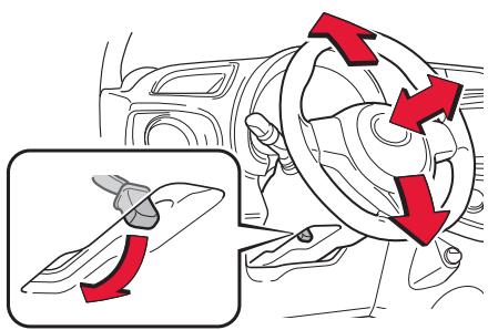 TOYOTA YARIS HYBRIDE - Réglage du volant - 1