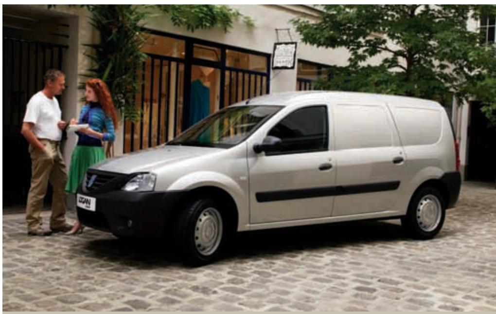 DACIA LOGAN VAN - KG de CHARGE UTILE et 2,5 m³ au service de votre métier. - 2