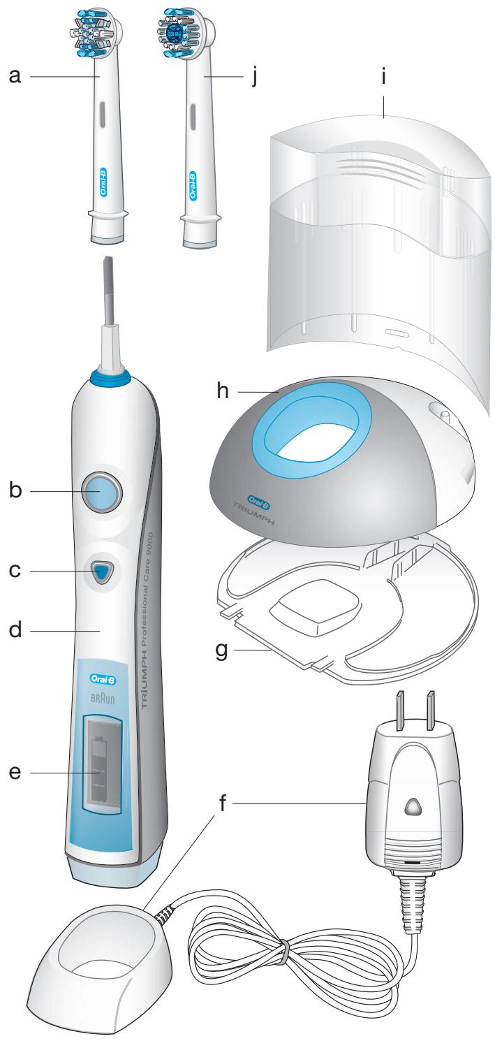 BRAUN ORALB PROFESSIONALCARE 9000 - 1