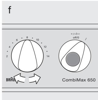 BRAUN COMBIMAX 650 - CneuaJIbHe npHnlaIaI - 14