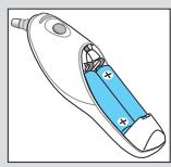 BRAUN IRT 4520 - Remplacement des piles - 1