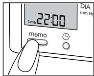 BRAUN VITALSCAN PLUS BP 1600 - Selecao de dia e hora (apenas BP 1650) - 3