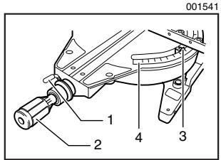 MAKITA LS1013F - Ajuste del ángulo inglete - 1