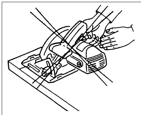 MAKITA 5603RK - Protejase contra la tension de retroceso. - 1