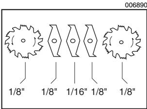 MAKITA 2703X2 - Dado head set (Part No. 191543-4) - 1