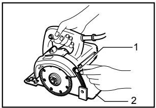 MAKITA 4100NH - Ajuste de la profundidad de corte - 1