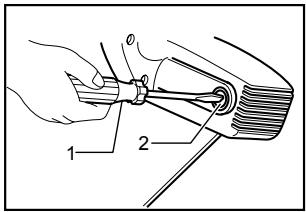 MAKITA 4100NH - Replacing carbon brushes - 2