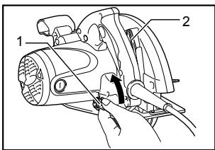 MAKITA 5007NFA - Ajuste de la profundidad de corte - 1