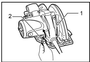 MAKITA 5008MG - Ajuste de la profundidad de corte - 1