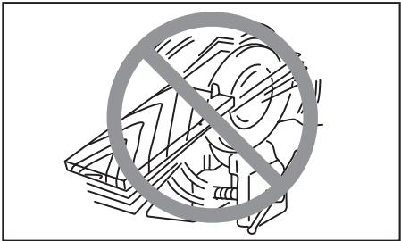 Prohibition sign with crossed-out arrow and magnifying glass symbol, indicating no intervention or restriction