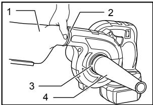 MAKITA BUB182 - Aspiration des poussières - 1