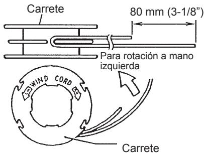 Carrete 80 mm (3-1/8") Para rotación a mano izquierda CO WIND CORO RE Carrete