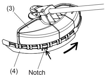 (3) (4) Notch