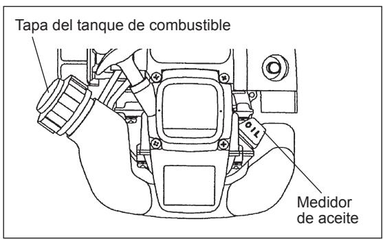 Tapa del tanque de combustible Medidor de aceite