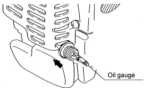MAKITA EM4250 - Point 1 in Replacement of Oil "Oil Gauge" - 3