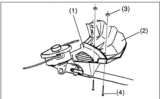 MAKITA EM4250 - Utilisation du protecteur pour lame métallique/lame à fil - 3