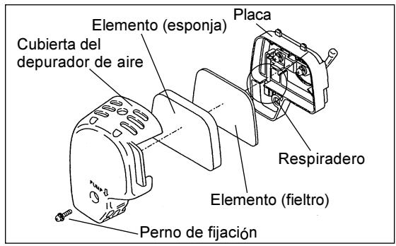 MAKITA EM4250 - Manipulación del elemento del filtro de aire - 1