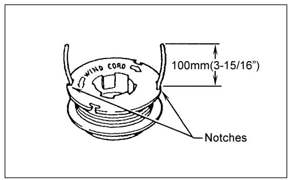 MAKITA EM4250CA - Replacing the nylon cord - 5