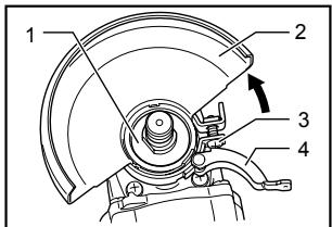 MAKITA GA6020C - Para herramiento con protector de disco de tipo balanca de abrazadora - 1