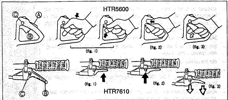 MAKITA HR7610 - ARRET DE LA MACHINE - 8
