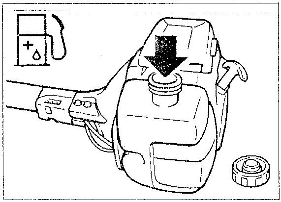 MAKITA RBE250 - Plein de carburant - 1