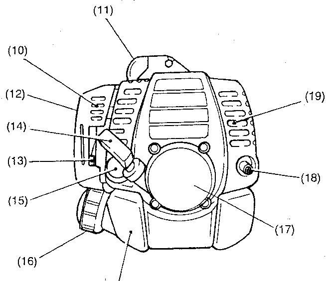 MAKITA RBE250 - DESIGNATION DES PIECES - 3