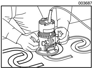 MAKITA 3606 - Guide de gabarit (accessoire en option) - 1